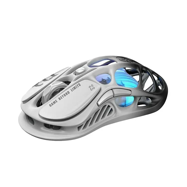 موس گیمینگ بی سیم برند gravastar -مدل GravaStar Mercury M1 Pro Wireless Gaming Mouse - Gradient Black