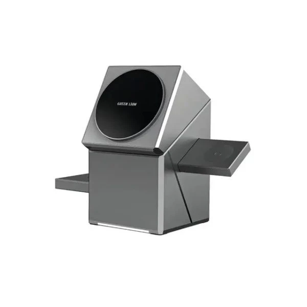 پایه شارژر مغناطیسی 15 وات گرین لاین مدل Power Trio 3in1 Wireless Charger