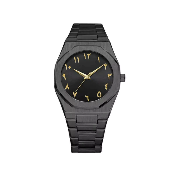 ساعت مچی عقربه‌ای کوارتز مردانه مدل اسپرت بند سبک قفل مخفی