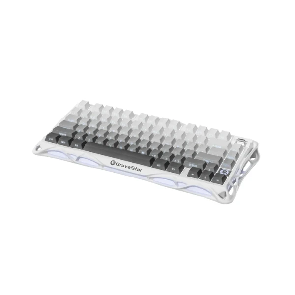 کیبورد گیمینگ برند gravastar مدل Mercury K1 - Gradient White