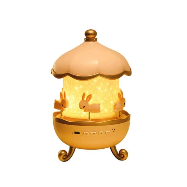 چراغ خواب چرخ و فلکی اسپیکر و بلوتوث دار مدل WH-E11