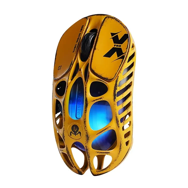 موس گیمینگ گراواستار مدل GravaStar Mercury X Special Edition Battle Worn-Yellow