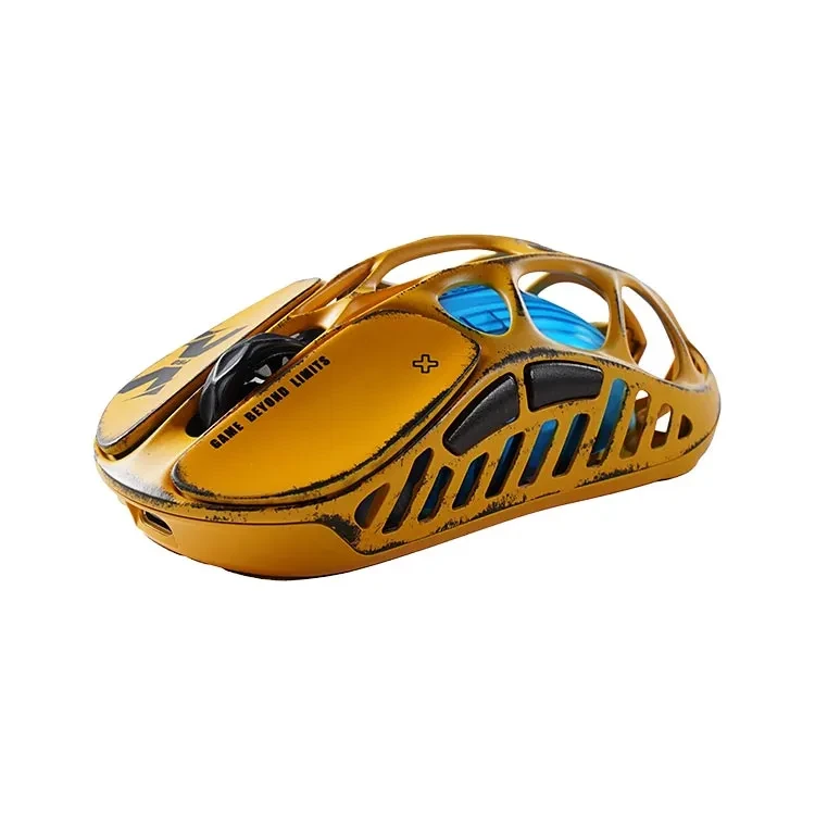 موس گیمینگ گراواستار مدل GravaStar Mercury X Pro Special Edition Battle Worn-Yellow