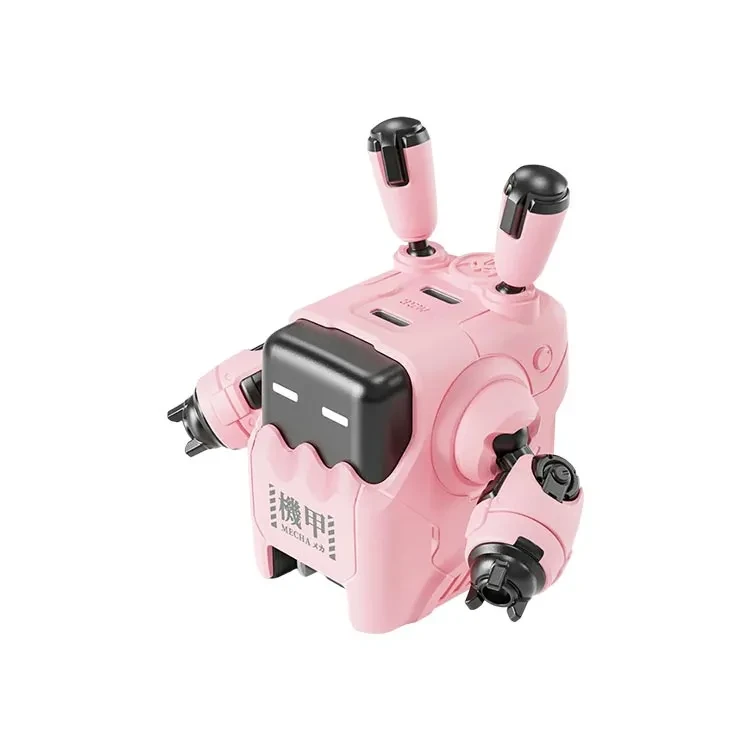 آداپتور فست شارژ 35 وات GaN برند Gravastar رنگ صورتی