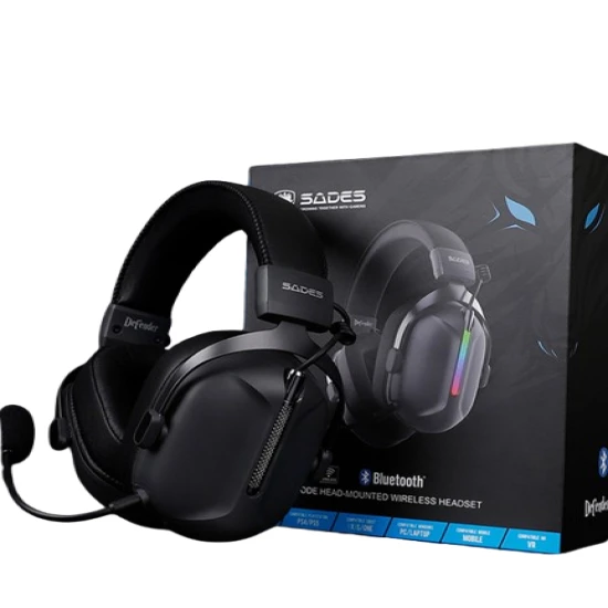 هدفون گیمینگ برند SADES مدل defender (Wireless Gaming Headset)