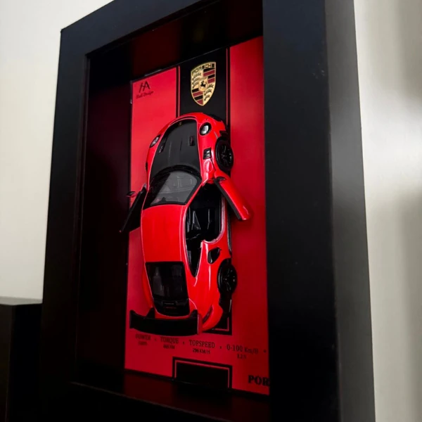 تابلو سه بعدی ماشین(پورشه)