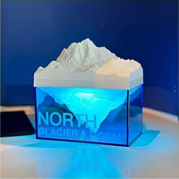 چراغ خواب و اسپیکر کوه یخ DECORA