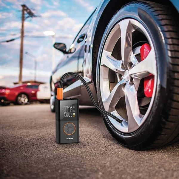 پمپ باد شارژی و پاوربانک گرین لاین