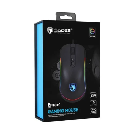 ماوس گیمینگ برند SADES مدل Revolver