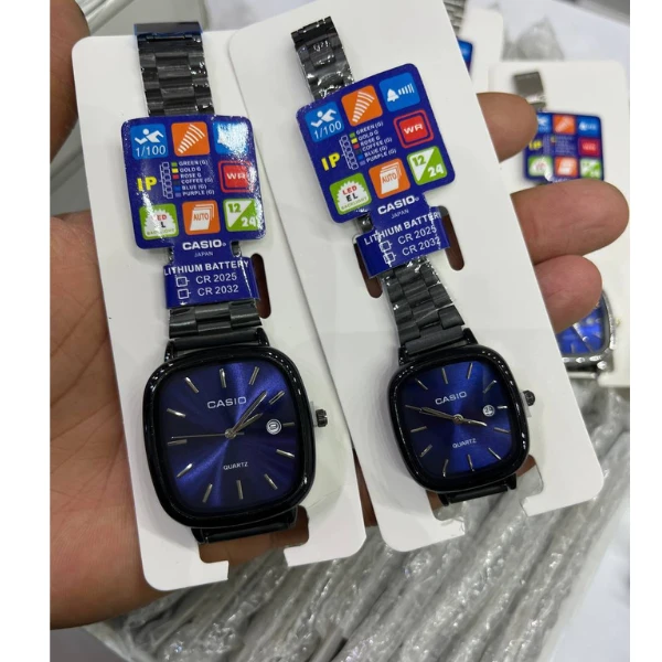 ساعت مچی مردانه مدل کاسیو مربعی اولد مانی CASIO