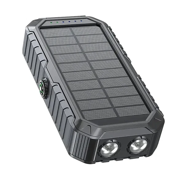 پاوربانک خورشیدی گرین لاین مدل solar mate ظرفیت 20,000 میلی آمپر ساعت