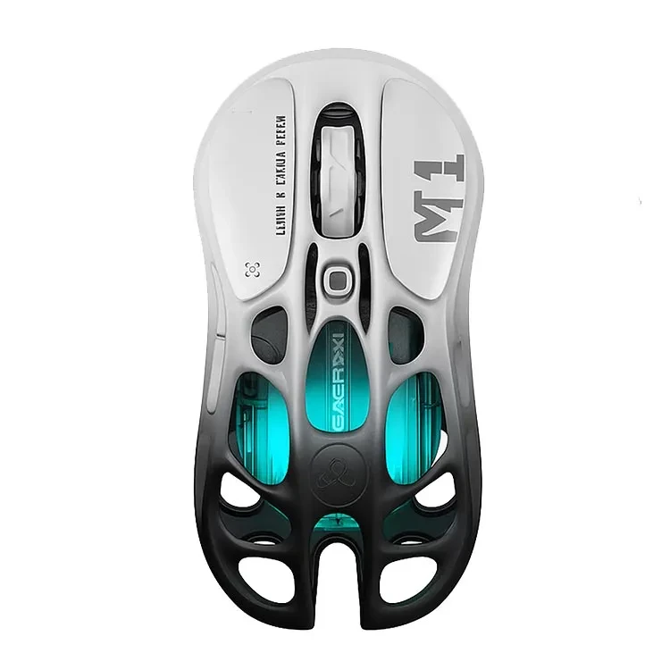 موس گیمینگ بی سیم برند gravastar -مدل GravaStar Mercury M1 Pro Wireless Gaming Mouse - Gradient Black