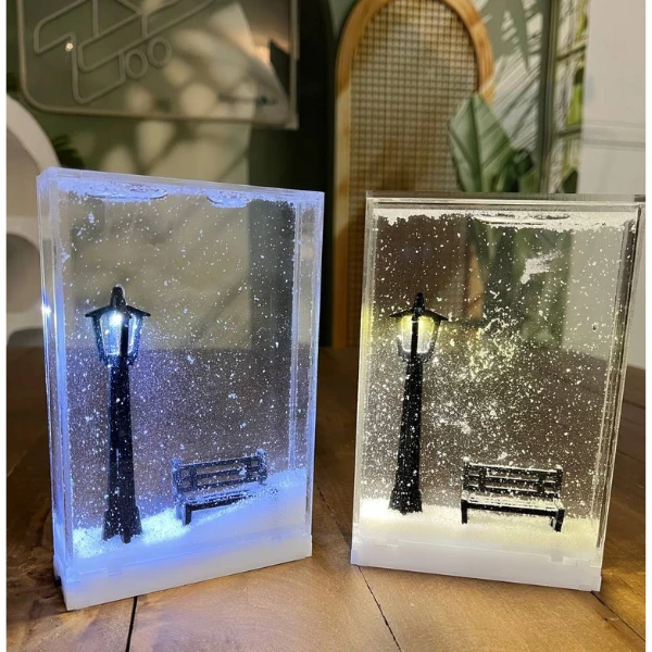 آباژور شب برفی