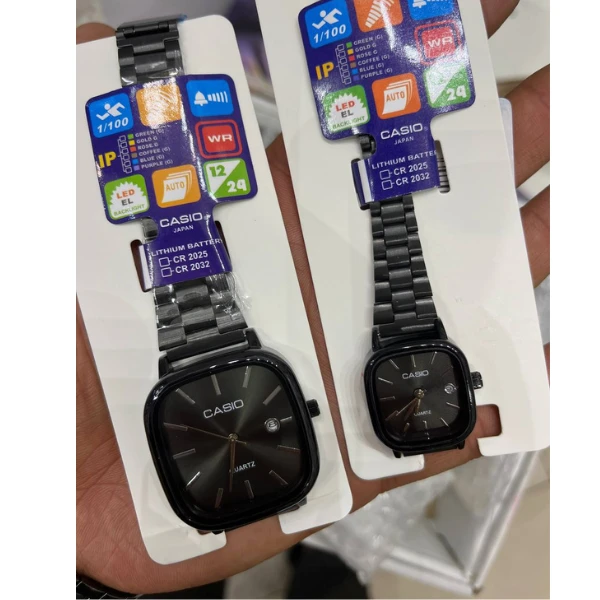 ساعت مچی مردانه مدل کاسیو مربعی اولد مانی CASIO