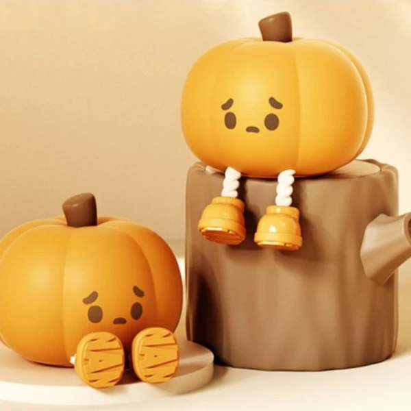 چراغ خواب شارژی کدو حلوایی