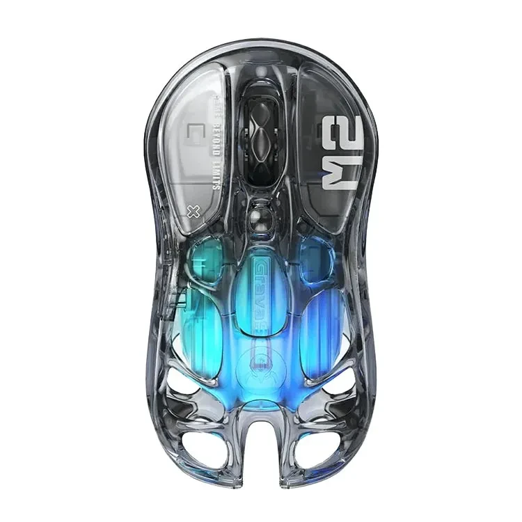 موس گیمینگ گراواستار مدل GravaStar Mercury M2 – Transparent Black