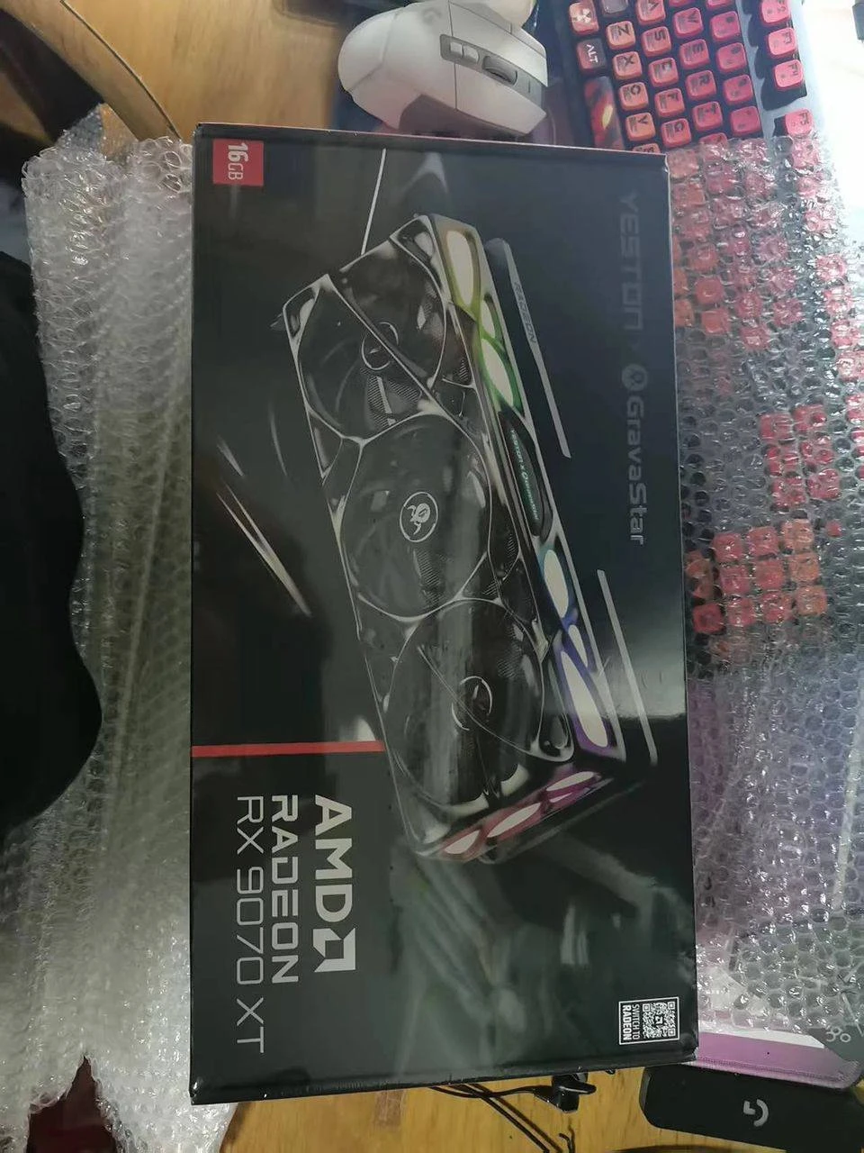 کارت گرافیک گراواستار مدل Yeston x GravaStar Radeon RX 9070 XT Mercury Nova OC 16GB GDDR6
