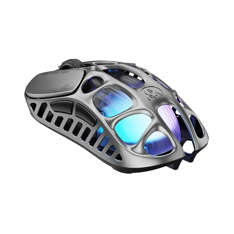 موس گیمینگ گراواستار مدل GravaStar Mercury X PRO 8KHz – Interstellar Silver