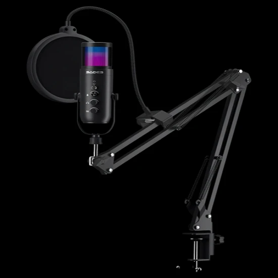 میکروفون حرفه ای گیمینگ برند SADES مدل SW-MC04