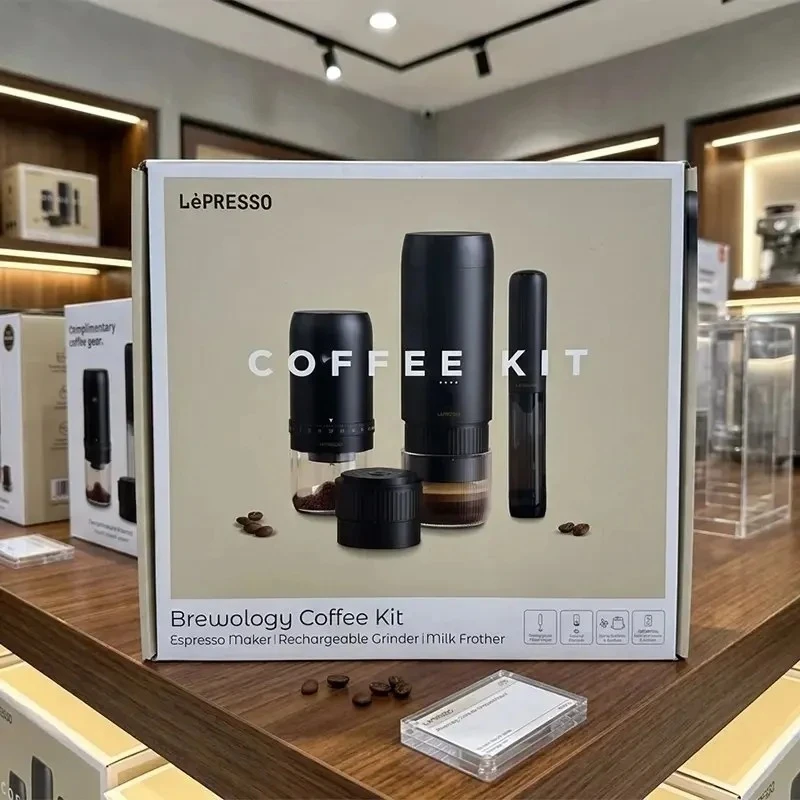 ست کامل قهوه ساز شارژی LePresso Brewology Coffee Kit