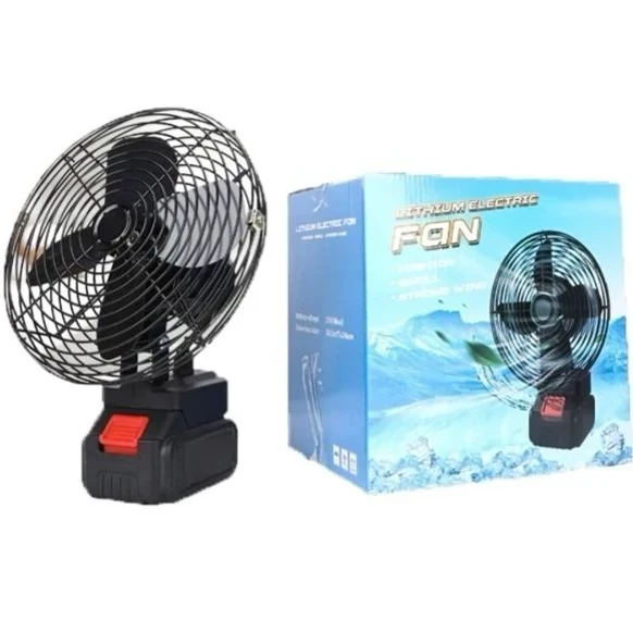 پنکه شارژی ۲۴ ولت گردان مدل FAN LITHIUM 3PIN