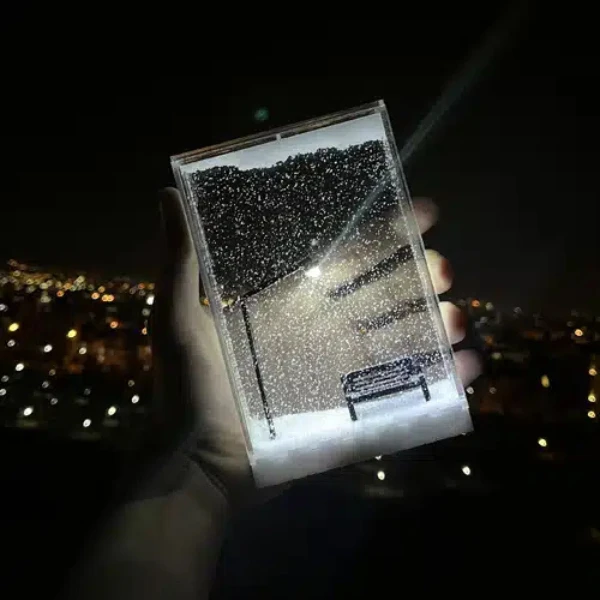 آباژور شب برفی