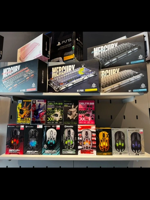 موس گیمینگ گراواستار مدل GravaStar Mercury X – Galaxy Black